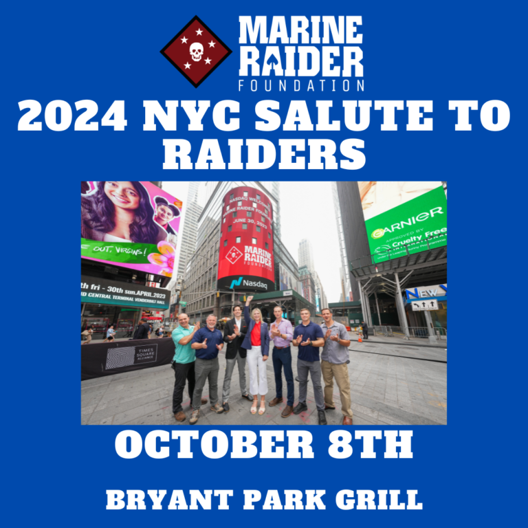 2024 NYC Salute to Raiders Marine Raider Foundation